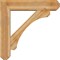 Ekena Millwork Legacy Craftsman Rough Sawn Bracket w/ Offset Brace, Western Red Cedar, 8"W x 36"D x 36"H BKT0806X36X36LEC04RWR - alternate 3